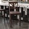 Flash Furniture Gray Wash Walnut Solid Wood Counter Stools, 2PK ES-STBN1-24-GY-2-GG - alternate 3